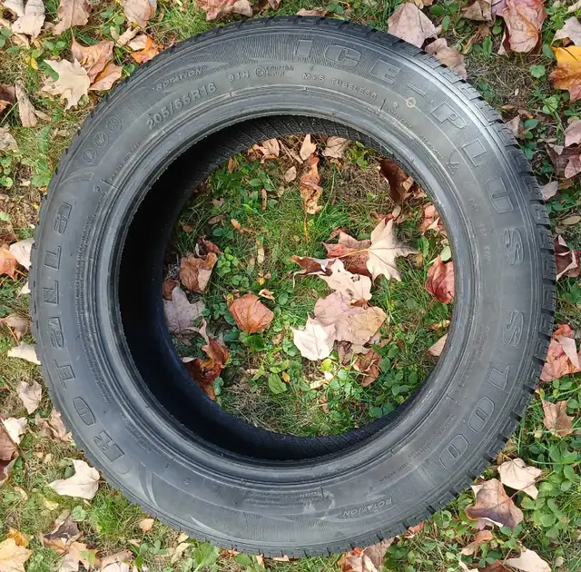 Two 185/55R16 + one 205/55R16 winter tires in Tires & Rims in West Island - Image 5