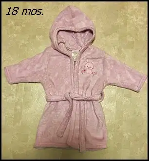 Toddler Pink Robe $6, View more