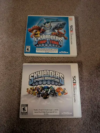 Skylanders Nintendo 3DS Games Skylanders Trap Team $35 Skylanders Spyros Adventure $15 Or take both...