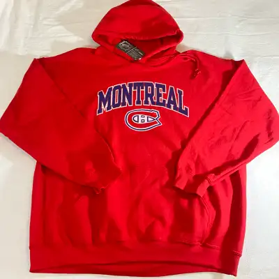 Montreal Canadiens Hoodie Men’s XL Red Logo NHL Hockey New, View more