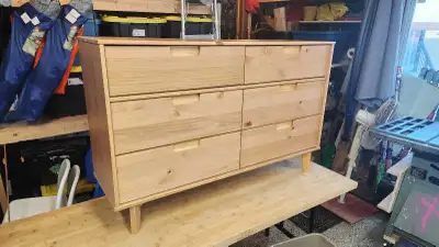 Yarber 6 Drawer Solid Wood Double Dresser, View more