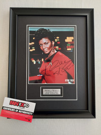 Nichelle Nichelle Signed Star Trek 8x10 as Uhura - COA + Framed