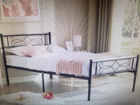 New Vecelo 14" twin size metal bed frame