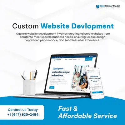 Custom Websites for Your Business, View more