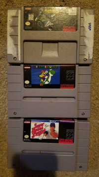 SNES With 2 Controllers & 3 Games-$100