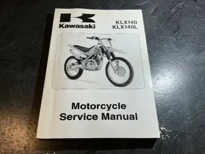 2008 Kawasaki KLX140 & KLX140L Motorcycle Service Manual p/n 99924-1390-01| Kawasaki Heavy Industrie...