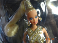 Barbie,Bob Mackie designer doll,1990, nrfb,display case,mailer