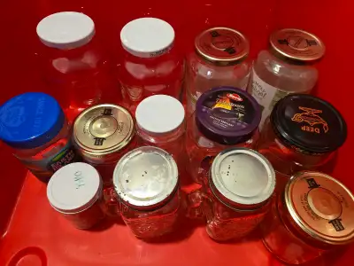Free glass jars , View more
