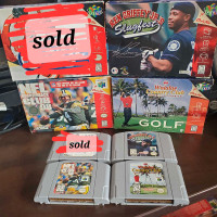 N64 sports games with boxes $50 for all
