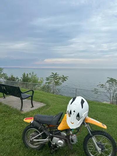 Baja DR50 Pit Bike (Upgraded to 90cc Engine) STARTS FIRST KICK & RUNS GREAT If listing is up, it's f...