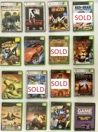 14 XBOX Games - Sims Shrek Star Wars Narnia Counter Strike