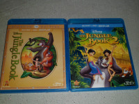 Disney The Jungle Book 1 & 2 Blu-Ray + DVD movies