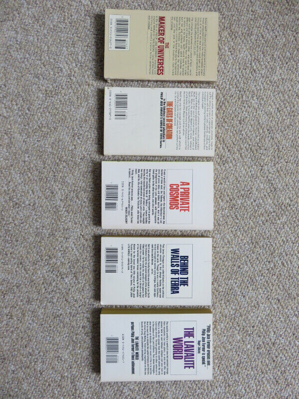 The World of Tiers  -  Philip Jose Farmer  -  5 Book Set in Fiction in Ottawa - Image 2