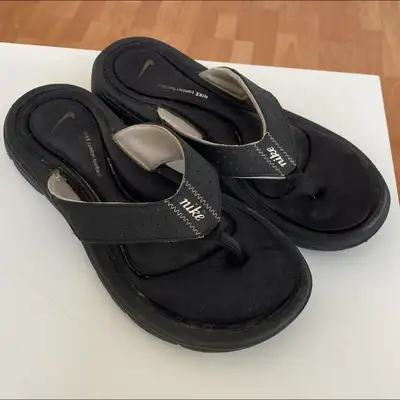 vintage nike womens flip flops / slides, View more