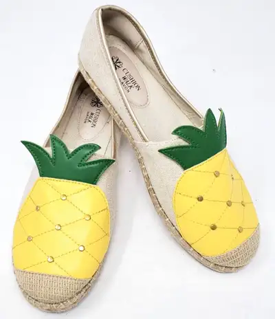 •NEW• Pineapple Espadrille Flats, View more