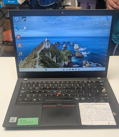 Laptop Lenovo T14 i7-10510U 16Go DDR4 SSD 256Go NVMe 14po HDMI, View more