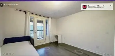 One room in a town house in Ancaster. The room has its own shower and washroom.