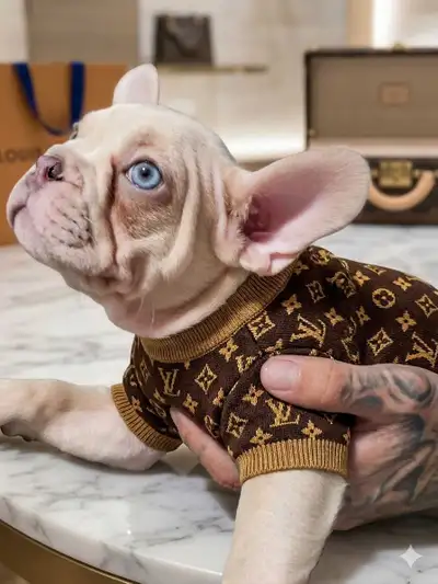Purebred French bulldogs., View more