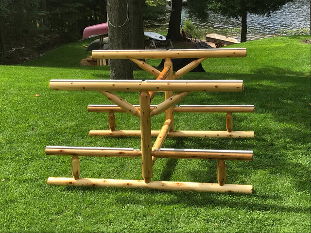 Four Unit Paddle Sport Rack for Canoes, kayaks, SUPs in Canoes, Kayaks & Paddles in North Bay - Image 2