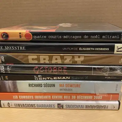 Quebec DVDs films TV music excellent, View more