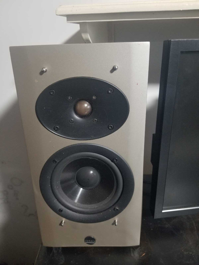 Pair of athena speakers in Stereo Systems & Home Theatre in North Bay