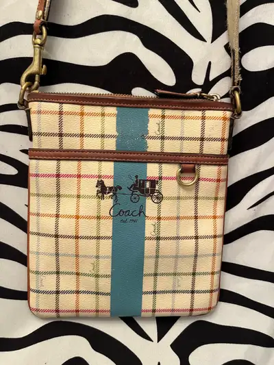 Coach Cream Colour Crossbody Bag, View more