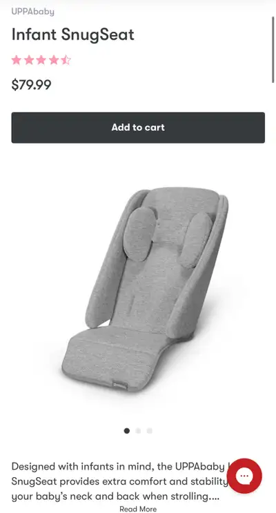 Brand new condition snug seat for younger toddlers. (Item in box) Listed on Amazon and snugglebugz a...