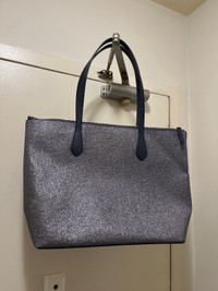 Kate spade purse steel colour with sparkles 