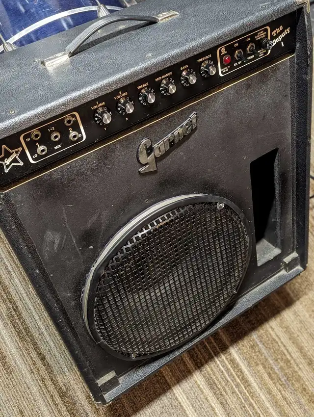 Vintage Rare Garnet "The Deputy 1" 50W All Tube Plexi Combo15"EV in Amps & Pedals in Winnipeg - Image 4