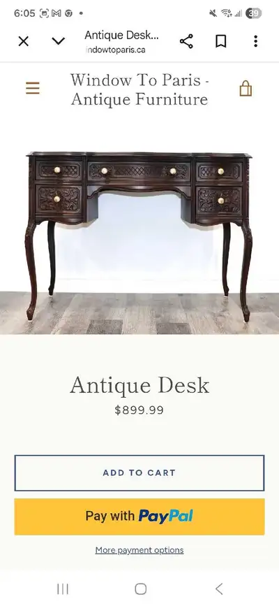 Antique Desk/ Table, View more