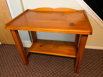Solid pine desk table, View more