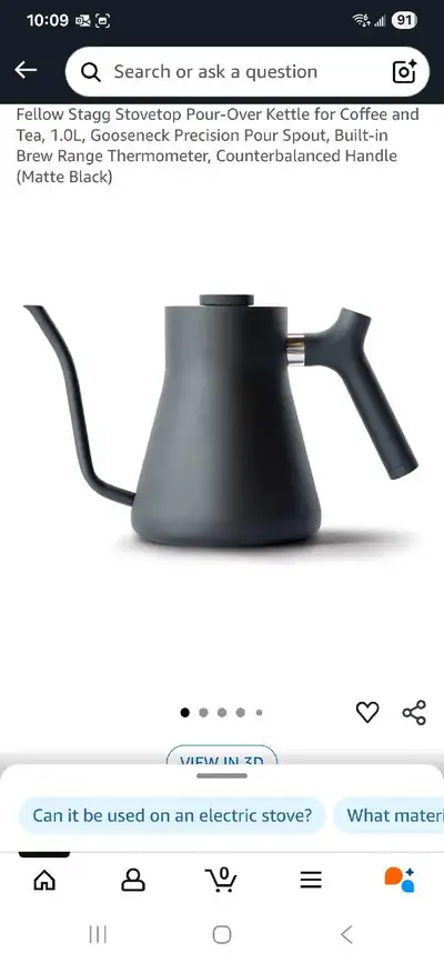 Fellow Stagg Stovetop Pour-Over Kettle , View more