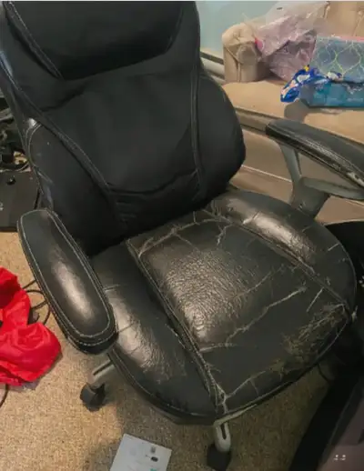 Free on pickup - faux leather chair