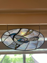 Stained glass bird