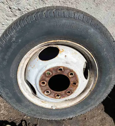 8:00X16.5 8 ply tires and rims off GM motorhome. Tires are like new. Many other sizes available 215-...