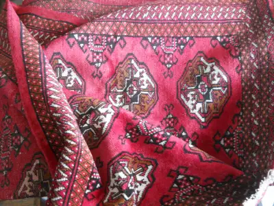 PERSIAN BOKHARA WOOL RUG, View more