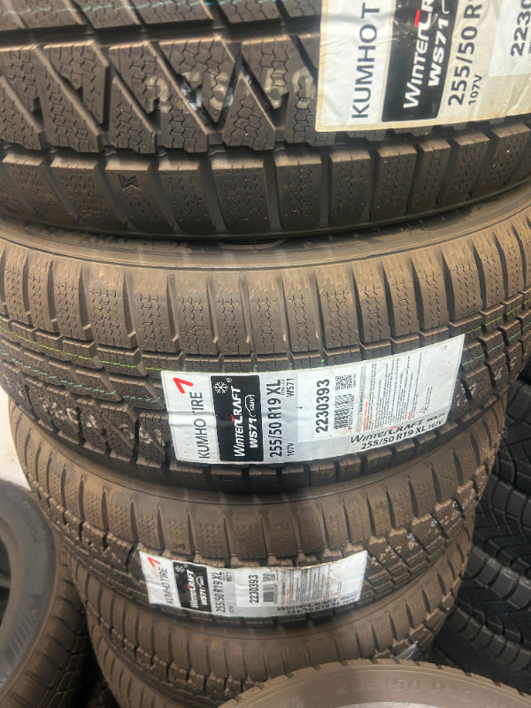 4 Brand New Kumho Wintercraft WS 71 255/50R19 XL winter tires in Tires & Rims in Ottawa - Image 3