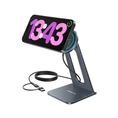 SN0303 MagSafe Magnetic Wireless Tablet/Phone Charger Stand, View more