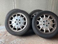 4 Summer Tires and Rims  215/55R16