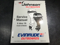 1997 Johnson & Evinrude 5 Thru 15 HP Four Stroke Outboard Manual