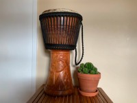 African djembe drum, made in Ghana, original bag included