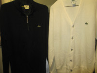 Lacoste Sweater And Polo Shirt  Made In France  Various New
