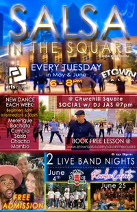 SALSA IN THE SQUARE! Free Admission