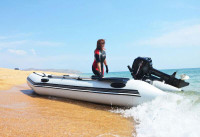NEW Inflatable Boat with a Keel CRB BT-330SD 11', TOP PVC