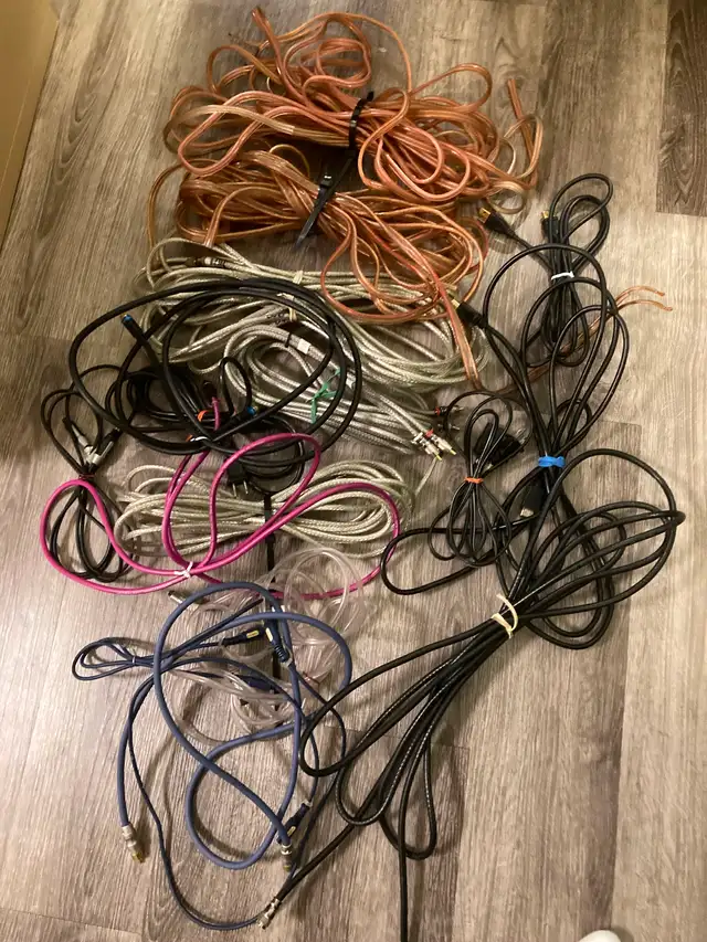 Audio video speaker cables etc in Stereo Systems & Home Theatre in Hamilton - Image 2