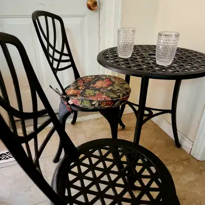 Bistro table set $100, View more