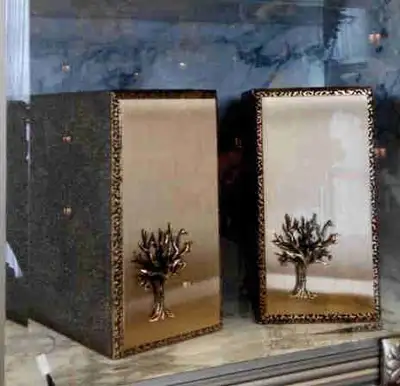 - Brass Urns with Tree of Life motif - Original price $880 each; now $350 each - Can purchase one or...