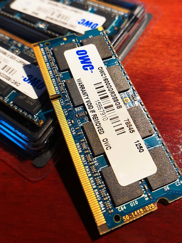 64 Gb de RAM DDR3 8Gb 1600MGHz pour iMac retina late 2015  60$ dans Cartes-mémoires et clés USB  à Ville de Montréal