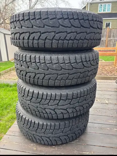 Selling our old winter tires and rims from our truck. Tires are 16’, 5yrs old, off of a 2020 Ford Ra...