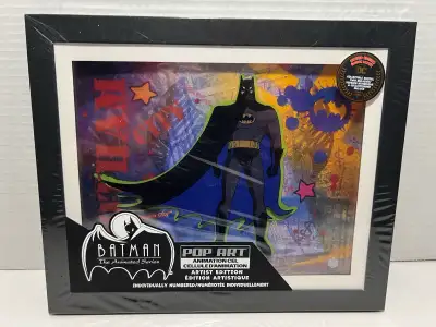 Batman Animated Series Pop Art Animation Cel Exclusive w/ COA New Ed Heck $20. Shipping available